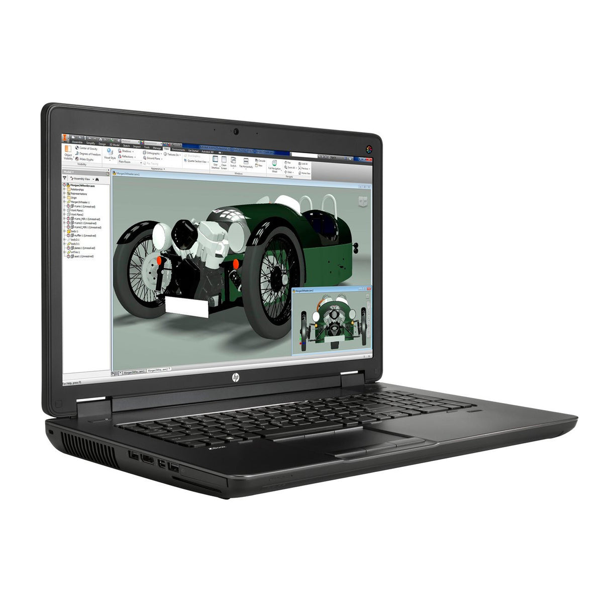 HP ZBook 17 G2 Laptop Core i7-4710MQ 16GB RAM 512GB SSD AMD FirePro Warranty VAT - GreenGreenStore