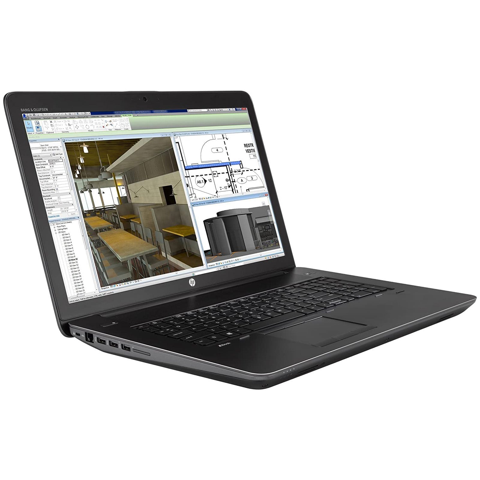 HP ZBook 17 G3 Laptop: Intel i7-6820HQ 16GB RAM 512GB SSD Quadro