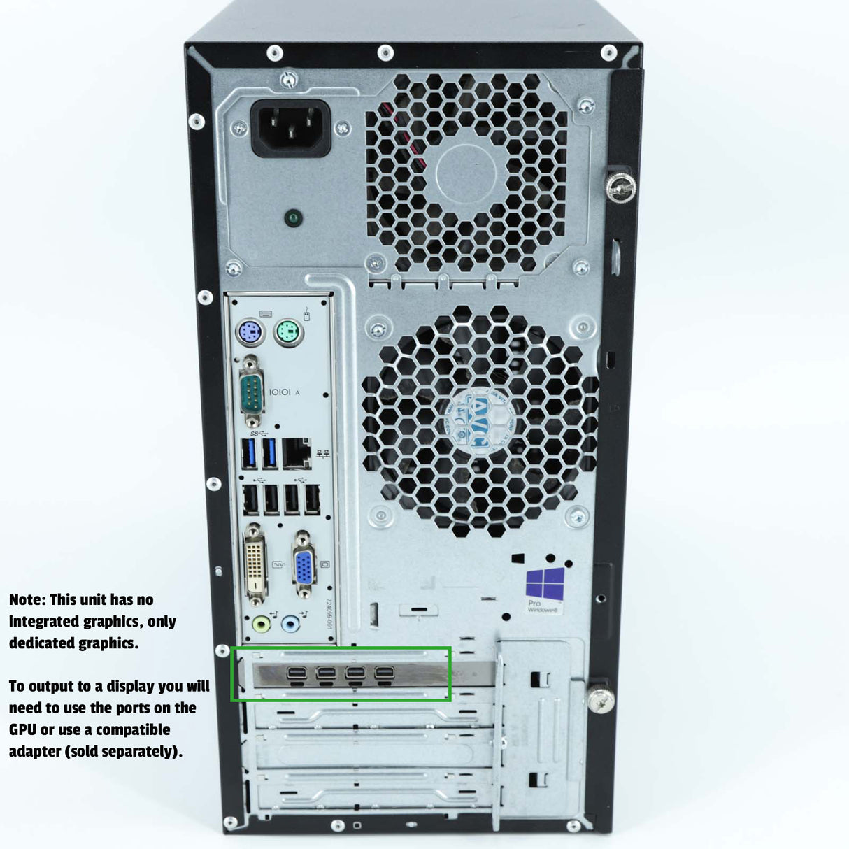 HP ProDesk 490 G1 Desktop PC: Core i7, 16GB RAM, 256GB SSD, Quadro, Warranty VAT - GreenGreenStore