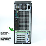 Dell Precision 5820 Tower Desktop Xeon NVIDIA P2200, 512GB SSD 32GB Warranty VAT - GreenGreenStore