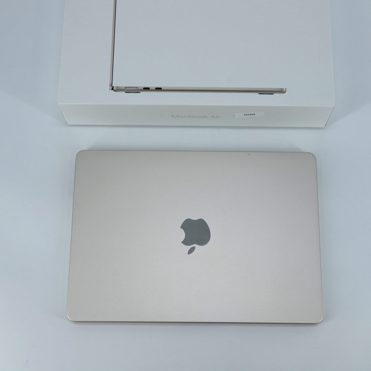 Apple MacBook Air Retina: M2, 13.6", Starlight, 8GB RAM, 256GB SSD, Warranty VAT - GreenGreen Store