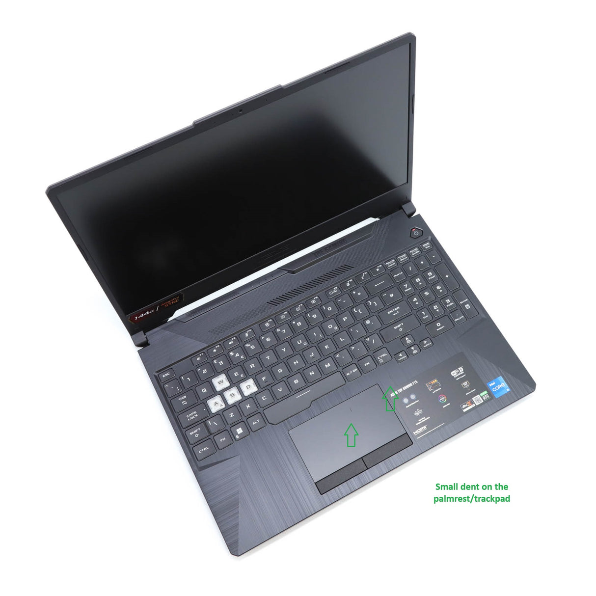 ASUS TUF Gaming F15 Laptop: 11th Gen i5, RTX 3050 Ti, 512GB, 16GB, Warranty VAT - GreenGreenStore