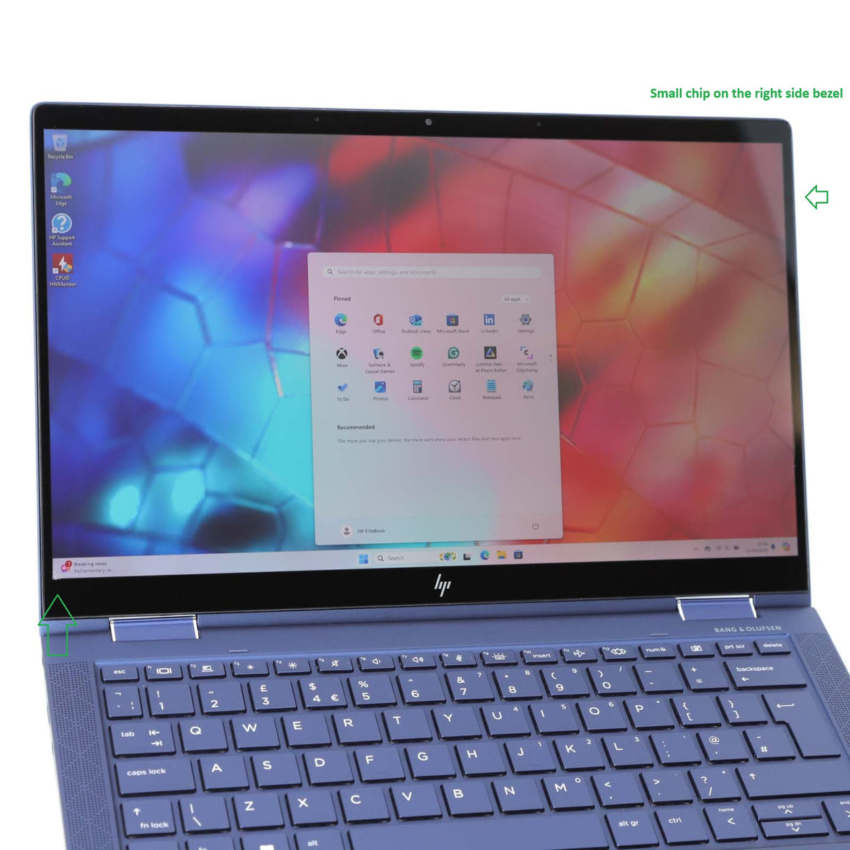HP Elite Dragonfly G2 2 in 1 Touch Laptop: 11th Gen i7 16GB RAM 512GB Warranty - GreenGreenStore