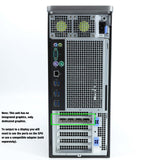 Dell Precision Tower 5820 CAD PC Xeon, NVIDIA P4000, 128GB RAM, 1TB Warranty VAT - GreenGreenStore