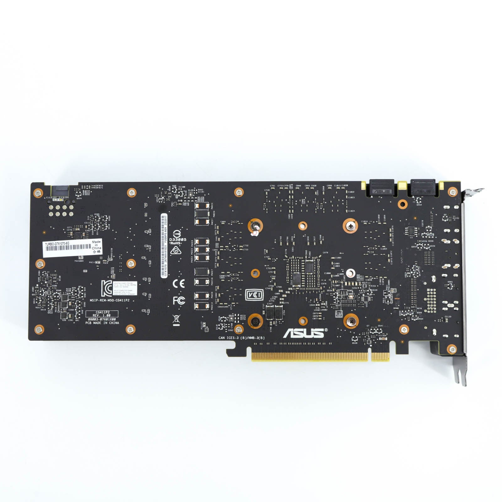 使用1ヶ月】ASUS TURBO-GTX1070TI-8G GeForce GTX1070TI デュアル