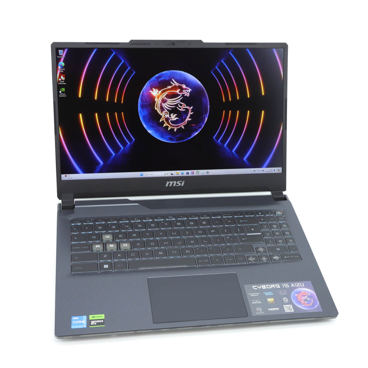 MSI Cyborg 15 A12U Gaming Laptop: RTX 3050, 12th Gen i5, 512GB 16GB Warranty VAT - GreenGreenStore