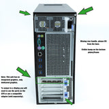 Dell Precision 5820 Tower Desktop Xeon NVIDIA P4000, 512GB SSD 16GB Warranty VAT - GreenGreenStore
