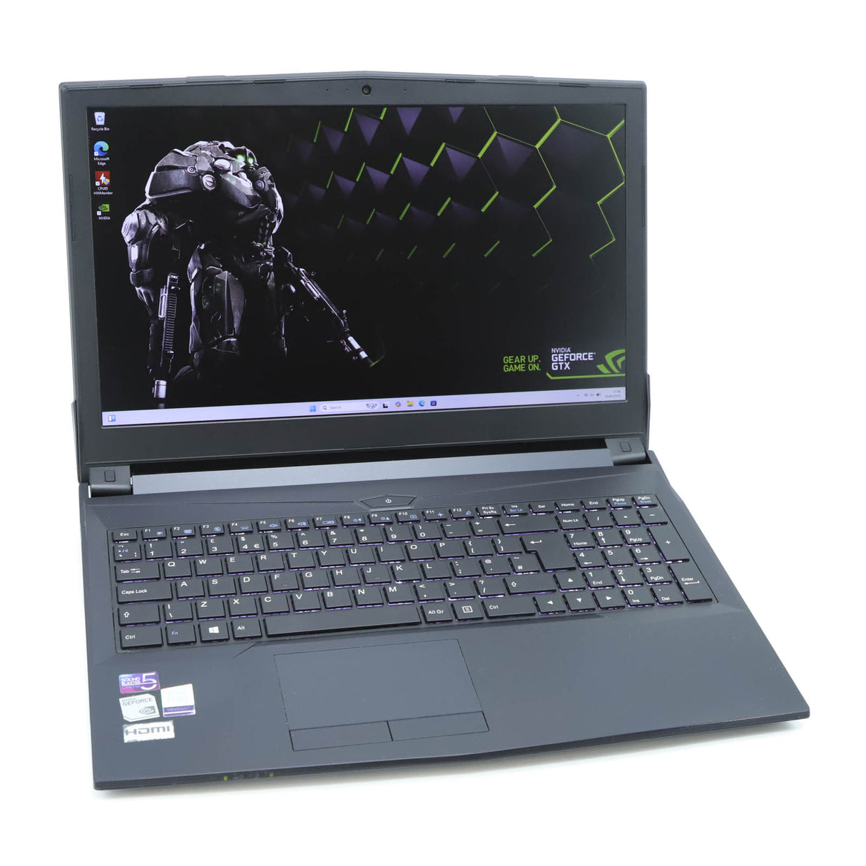 Clevo N850EL Gaming Laptop: Intel i7-8750H. MX150, 16GB RAM 512GB, Warranty VAT - GreenGreenStore