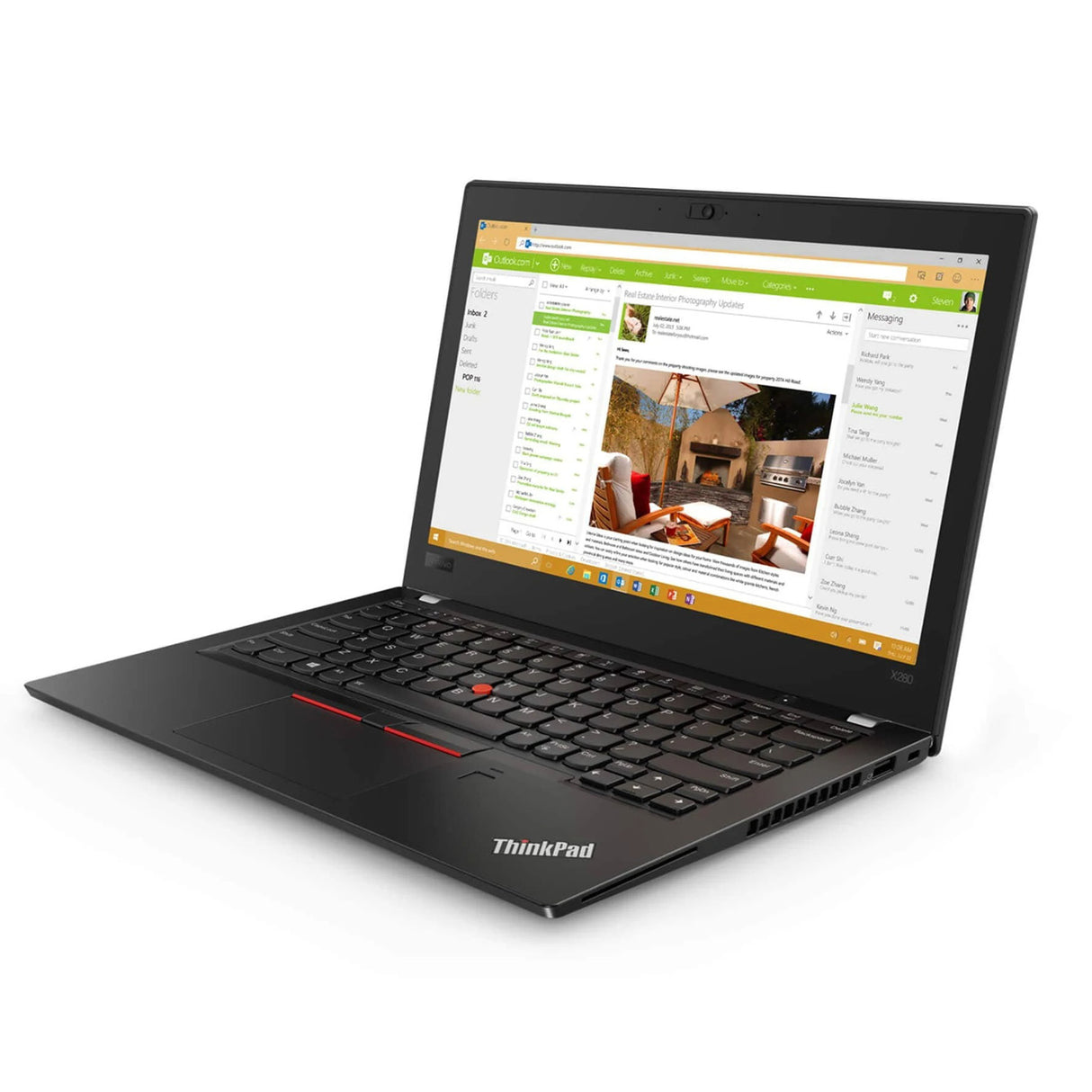 Lenovo ThinkPad X280 Laptop: Core i7-8550U 256GB SSD 8GB RAM Touch Warranty VAT - GreenGreenStore