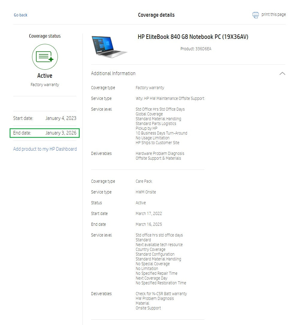 HP EliteBook 840 G8 Laptop: 11th Gen i7-1165G7, 16GB RAM 500GB, 14", Xe Warranty - GreenGreen Store