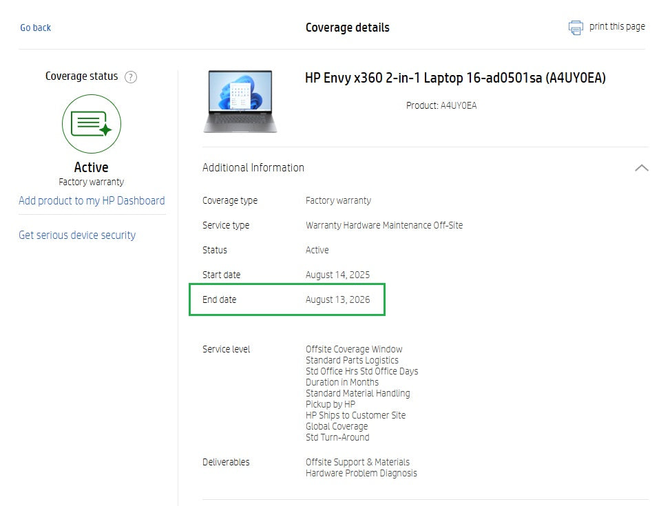 HP Envy X360 2-in-1 Laptop: AMD Ryzen 7 8840HS 512GB SSD 16GB RAM Warranty VAT - GreenGreenStore