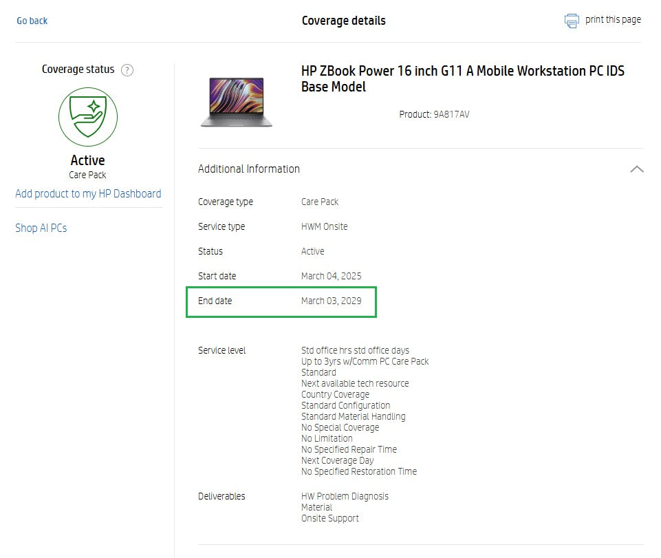 HP ZBook Power G11 Laptop: AMD Ryzen 7 8845HS 32GB RAM 512GB RTX 1000 Warranty - GreenGreenStore