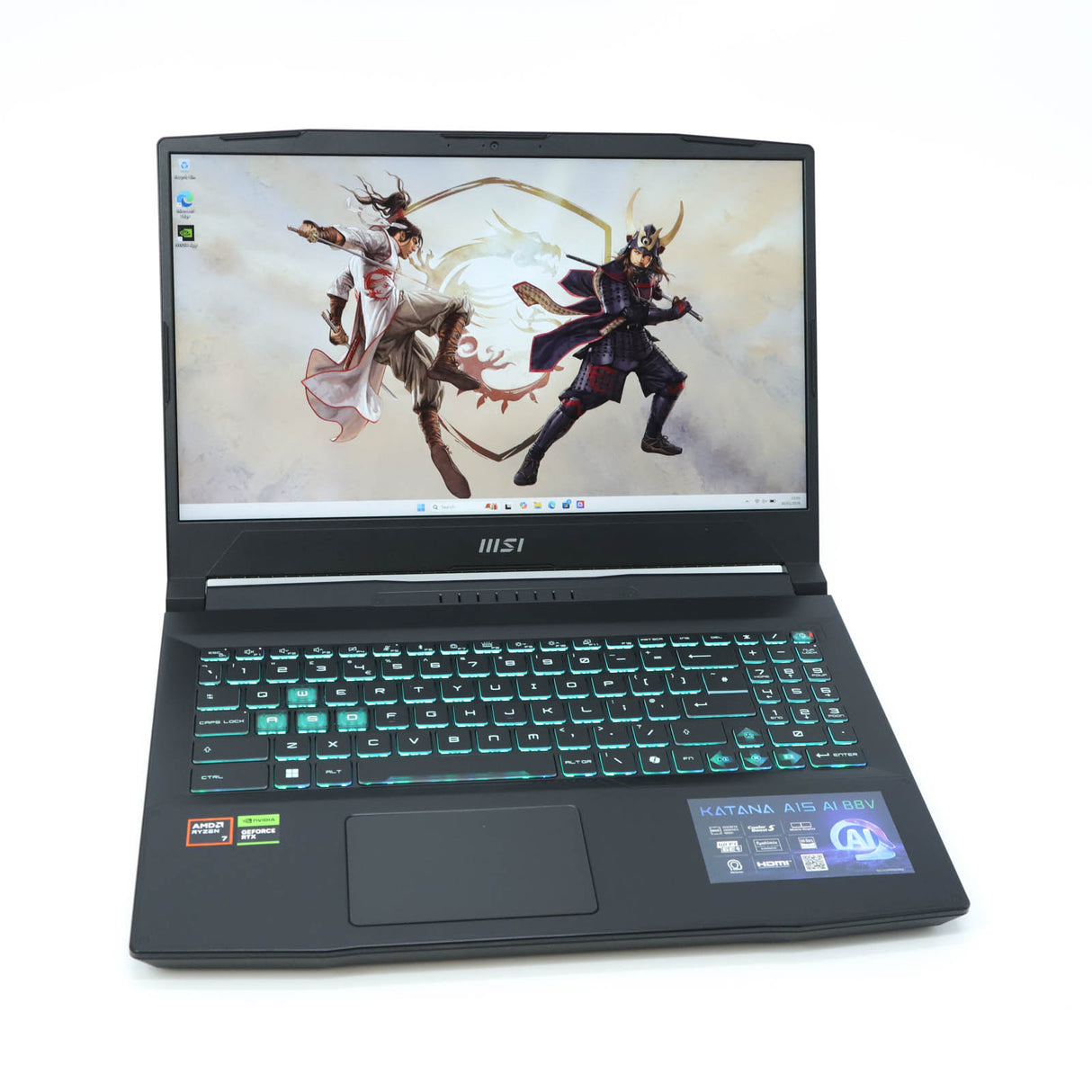 MSI Katana A15 AI Gaming Laptop: Ryzen 7 8845HS 16GB 1TB SSD NVIDIA Warranty - GreenGreenStore
