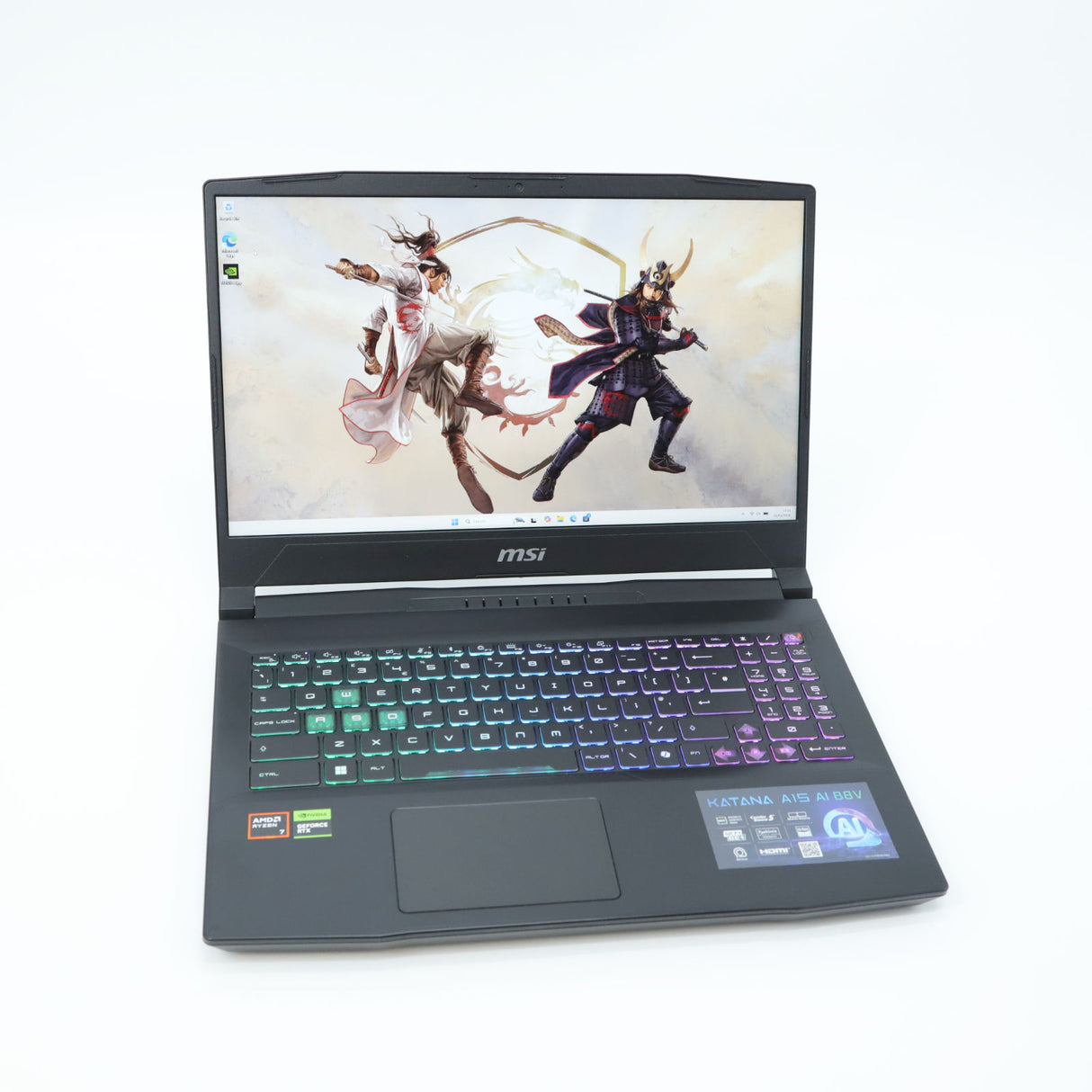MSI Katana A15 AI Gaming Laptop: Ryzen 7 8845HS 16GB 512GB NVIDIA RTX Warranty - GreenGreenStore