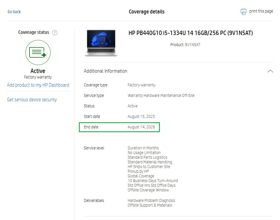 HP ProBook 440 G10 Laptop: Intel Core i5-1334U 16GB RAM 256GB SSD Warranty - GreenGreenStore