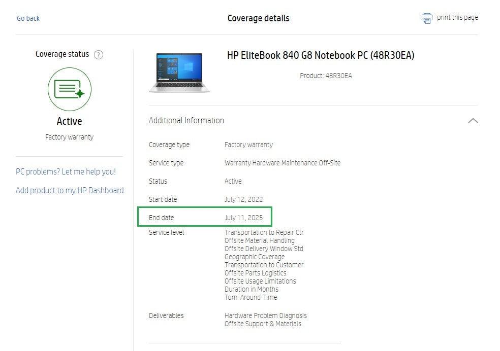 HP EliteBook 840 G8 Laptop: Core i7-1165G7 16GB RAM 256 SSD Warranty