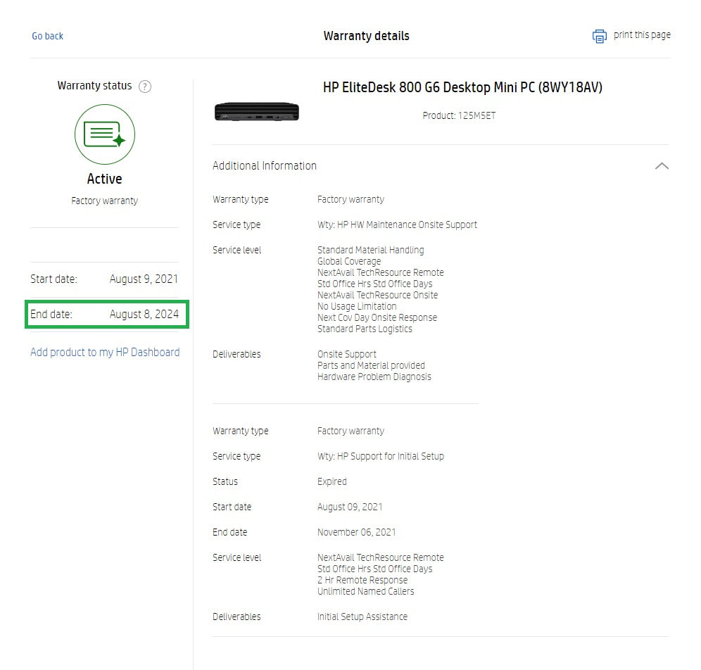 HP EliteDesk 800 G6 Desktop Computer: Core i7-10700T, 256GB, 16GB, Warranty, VAT - GreenGreen Store