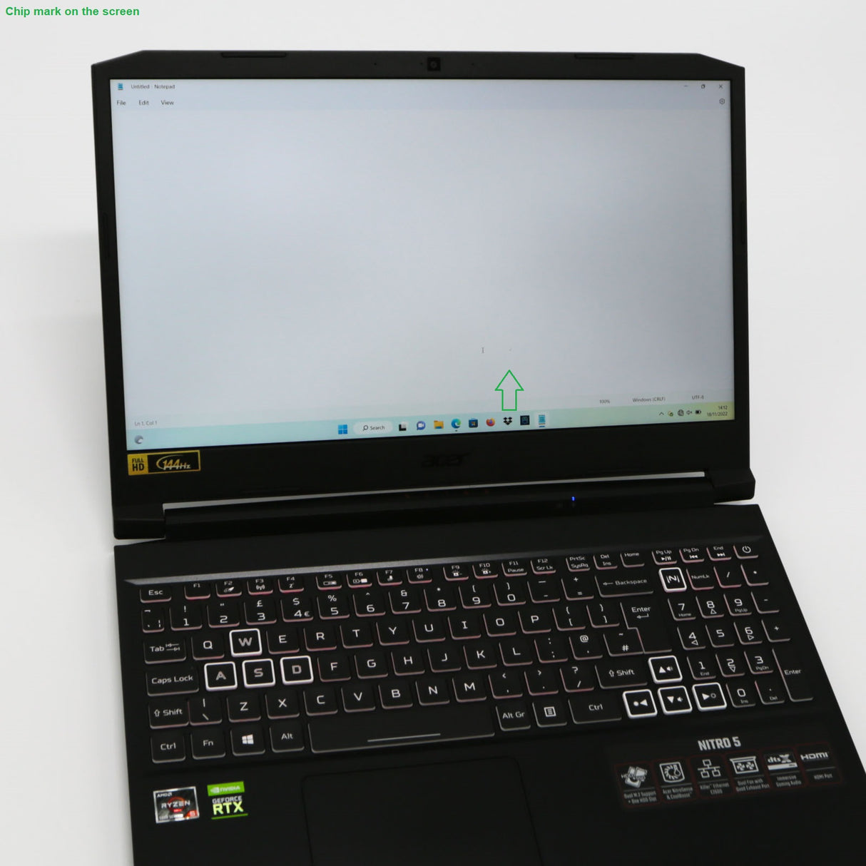 Acer Nitro 5 144Hz Gaming Laptop: RTX 3060, Ryzen 5-5600H, 512GB SSD, Warranty - GreenGreen Store