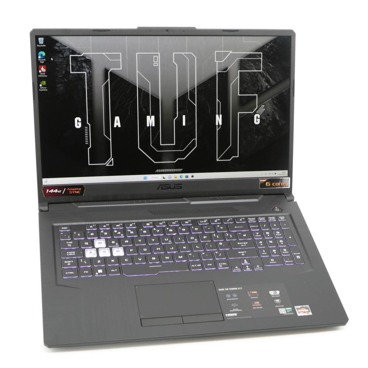 ASUS TUF A17 144Hz Gaming Laptop: GTX 1650, Ryzen 5 4600H, 512GB SSD, Warranty - GreenGreen Store