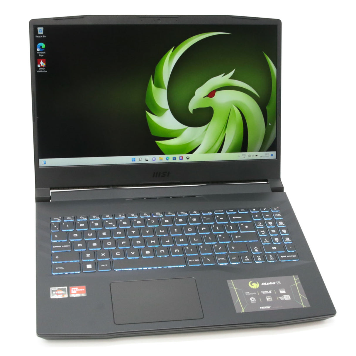 MSI Alpha 15 144Hz Gaming Laptop: Ryzen 7 5800H, 16GB, 512GB, RX 6600M, Warranty - GreenGreen Store