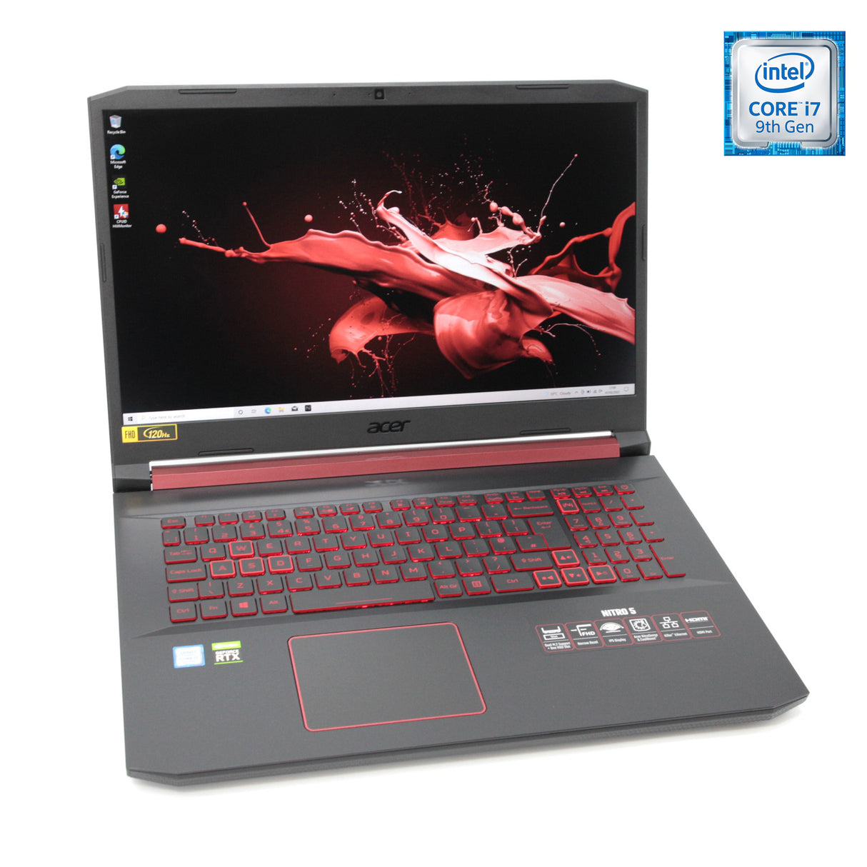 Acer Nitro 120Hz Gaming Laptop: 9th Gen i7, RTX 2060, 16GB