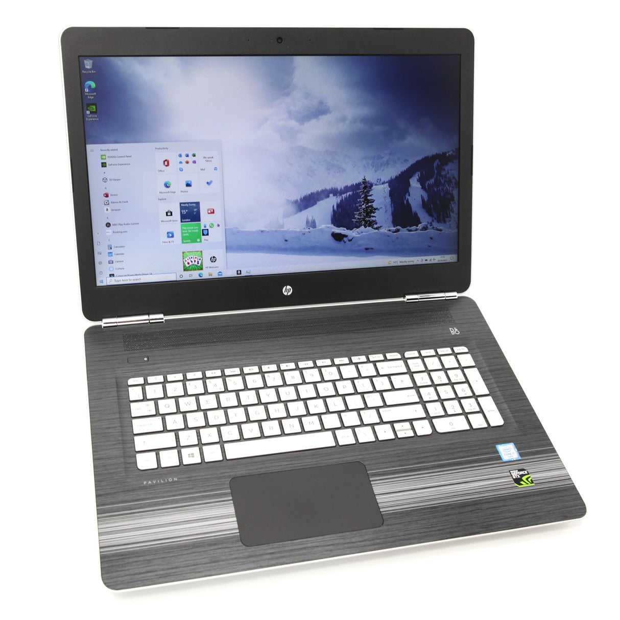 HP Pavilion 17 Laptop: i7-6700HQ, GTX 960M GPU, 8GB RAM, 128GB+1TB Warranty - GreenGreenStoreUK