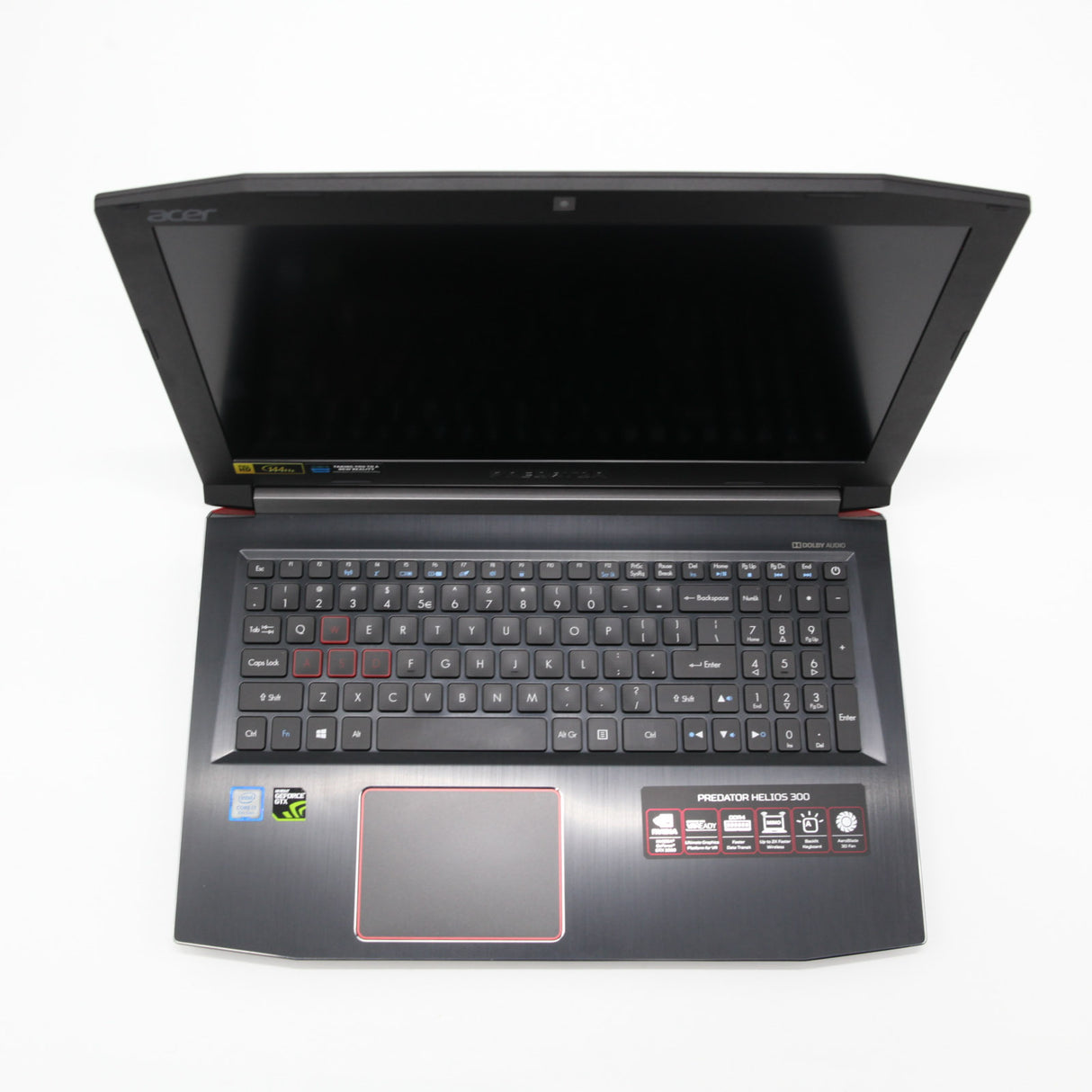 Acer Helios 300 144hz Gaming Laptop: i7 8th Gen, GTX 1060, 16GB, 256GB, Warranty - GreenGreenStoreUK