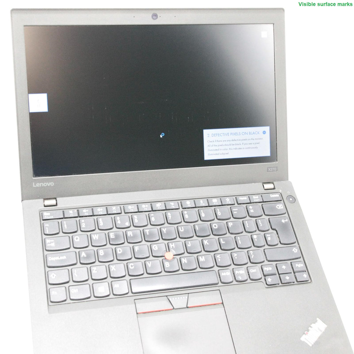 Lenovo ThinkPad X270 12.5" Laptop: 7th Gen Core i7, 256GB SSD, 8GB RAM, Warranty - GreenGreen Store