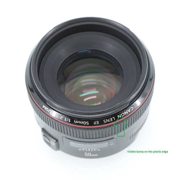 Canon EF 50MM F/1.2L USM Lens with front and rear lens cap, Warranty - GreenGreen Store