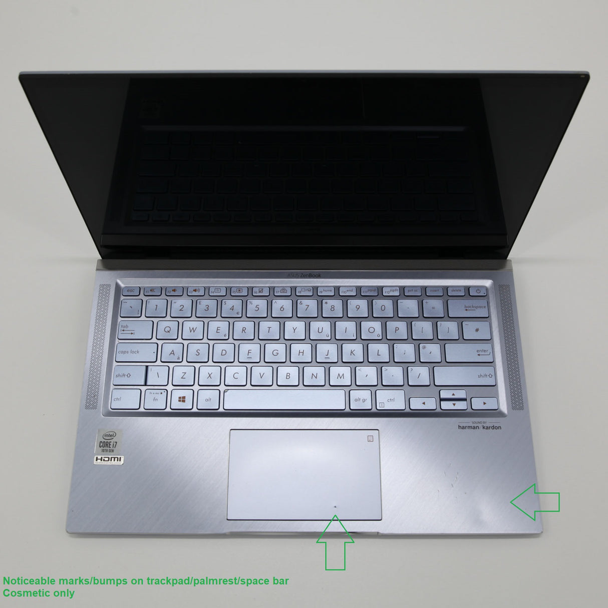 ASUS ZenBook 14 Laptop: 10th Gen Core i7, 512GB SSD, 8GB RAM, 1.4Kg, Warranty - GreenGreenStoreUK