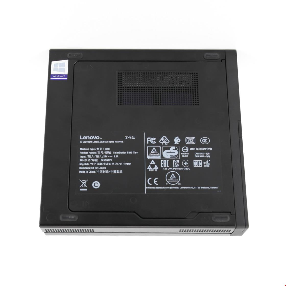 Lenovo ThinkStation P340 Tiny PC: 10th Gen Core i9-10900T 512GB 16GB RAM, NVIDIA - GreenGreenStoreUK