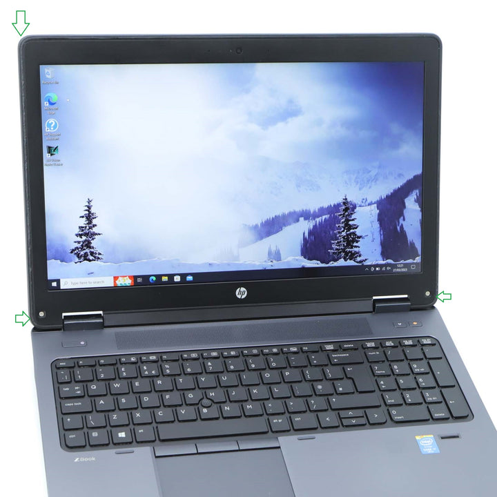 HP ZBook 15 G2 CAD Laptop: Intel i7 4th Gen, 480GB SSD 16GB RAM, K1100M Warranty - GreenGreen Store