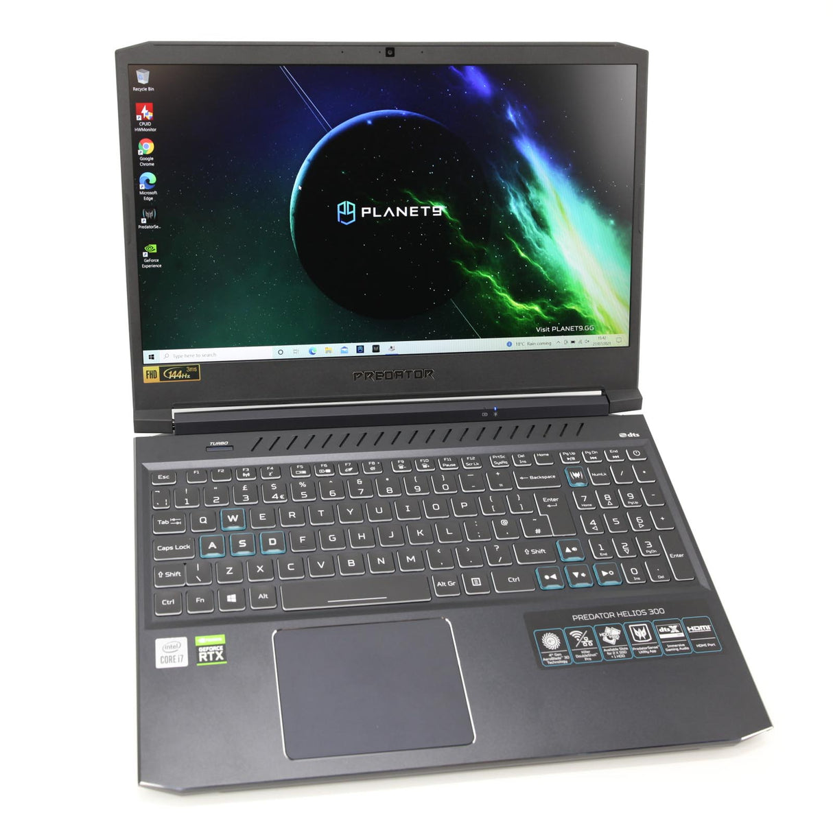 Acer Helios 144Hz Gaming Laptop: RTX 3070, Core i7-10750H. 1TB SSD 16GB Warranty - GreenGreenStoreUK