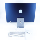 Apple iMac M1 2021: 24", 4.5K, 8 core GPU, Blue, 8GB RAM 256GB SSD Warranty, VAT - GreenGreen Store