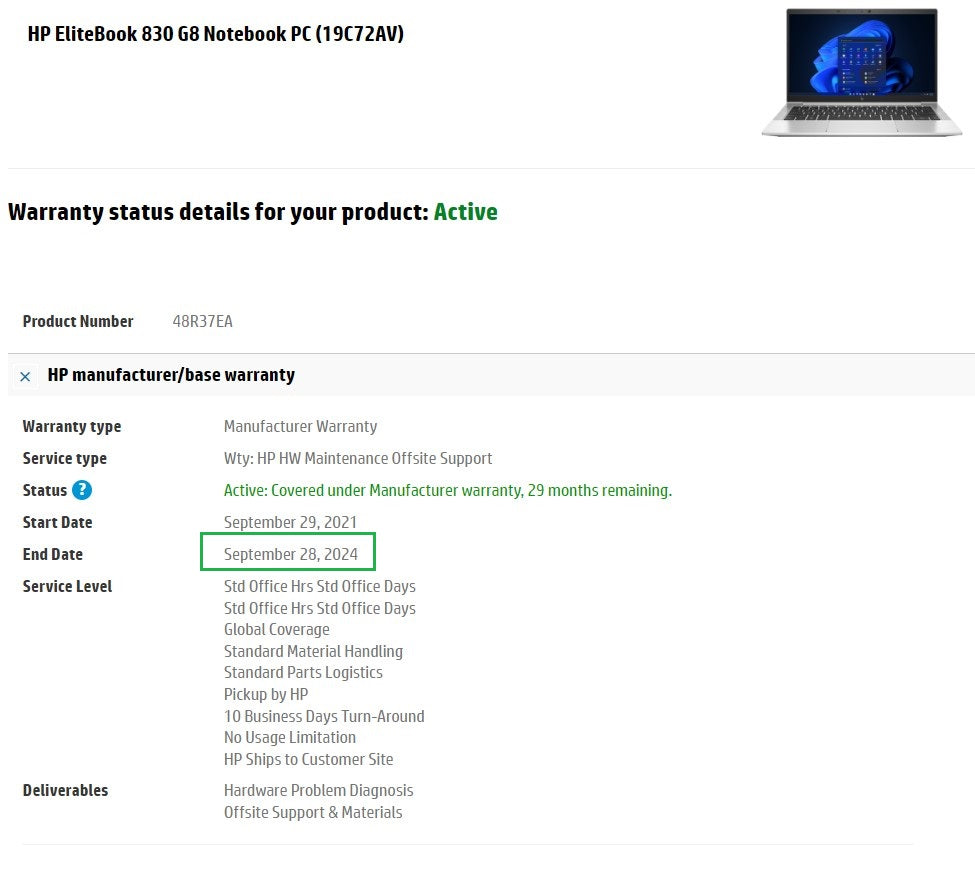 HP EliteBook 830 G8 13.3" Laptop: 11th Gen Core i5, 16GB RAM, 256GB FHD Warranty - GreenGreen Store