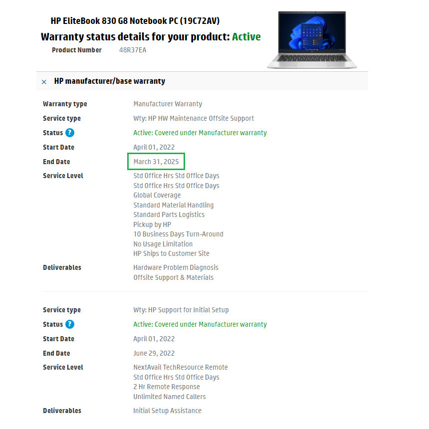 HP EliteBook 830 G8 13.3" Laptop: 11th Gen Core i5, 16GB RAM, 256GB SSD Warranty - GreenGreen Store
