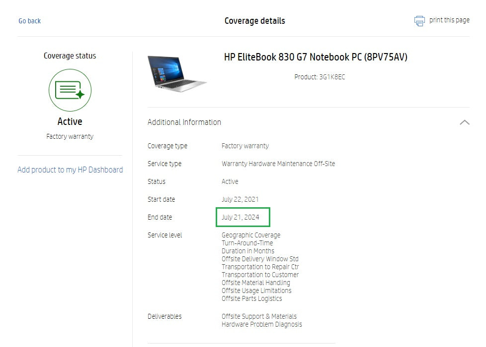 HP EliteBook 830 G7 Laptop: Intel 10th Gen i7 512GB SSD 16GB RAM Warranty VAT - GreenGreen Store