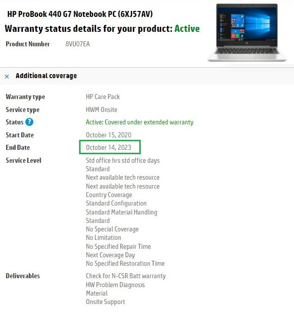 HP ProBook 440 G7 14" Laptop: Core i7-10510U, 512GB SSD, 16GB RAM, Warranty - GreenGreen Store